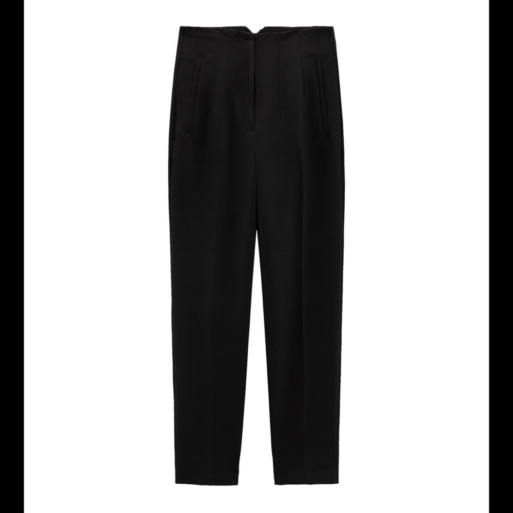 Zara Black High-Waisted Pants